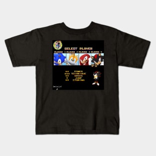 Streets of Rage x Sonic the Hedgehog (Shadow) Kids T-Shirt